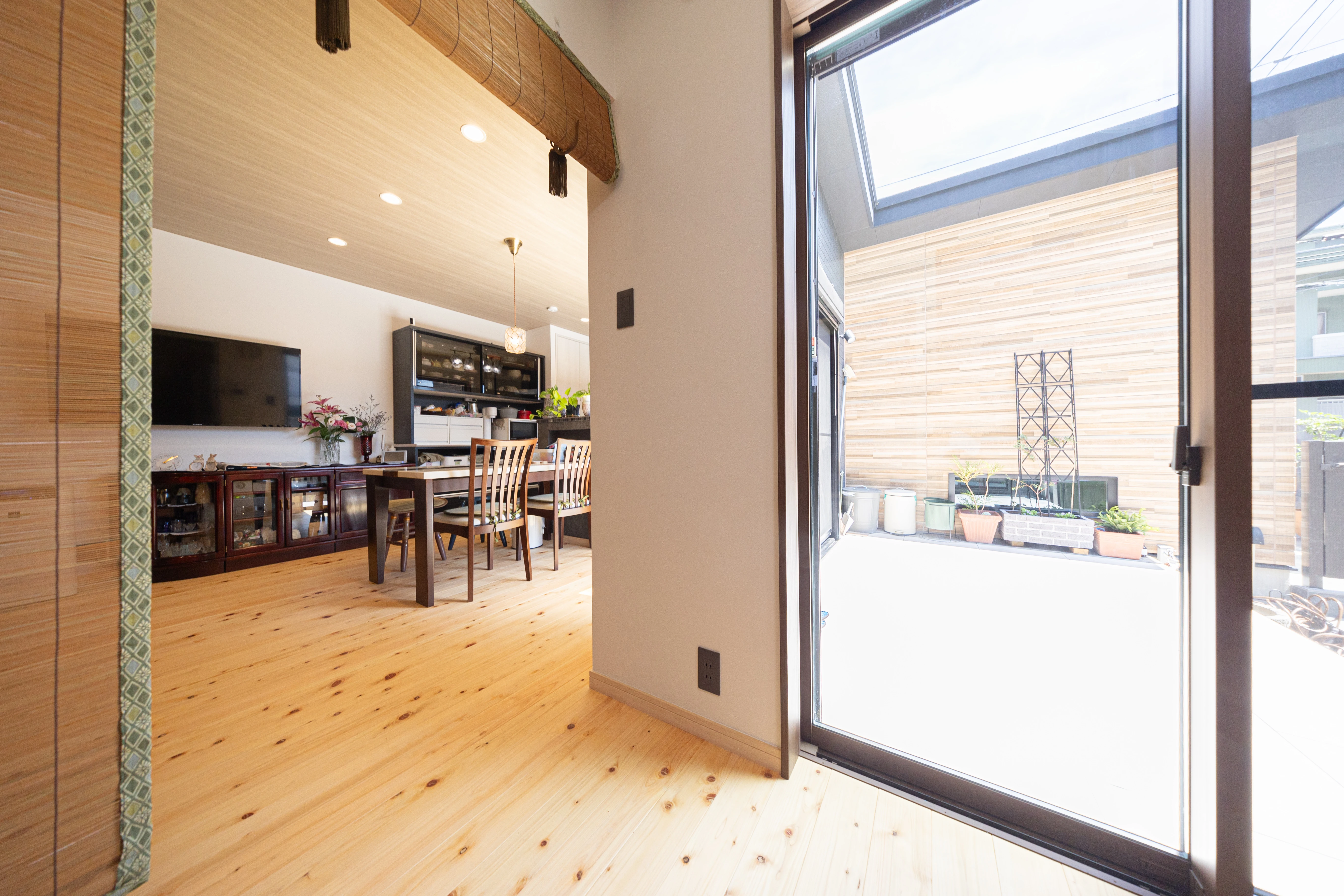 自然素材にこだわった新築住宅